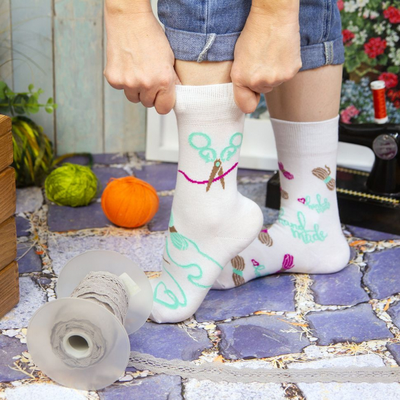 182925_Носки с дизайном "Вышивание" 182925_Носки с дизайном "Вышивание"