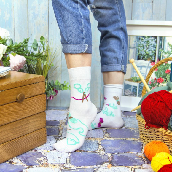 182925_Носки с дизайном "Вышивание" 182925_Носки с дизайном "Вышивание"