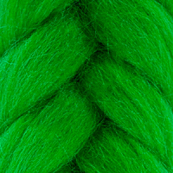 Шерсть для валяния КАМТ Лента для валяния (шерсть п/т 100%) 1х50г/2,1м цв.044 трава