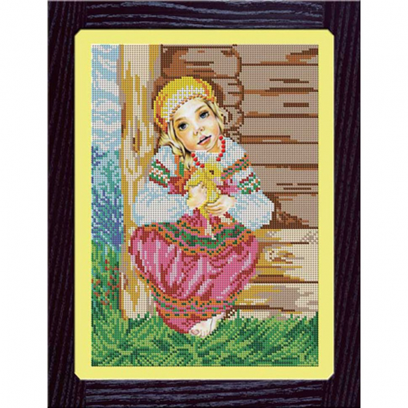 Набор для вышивания бисером GALLA COLLECTION арт.Л 301 На завалинке 21х30 см Набор для вышивания бисером GALLA COLLECTION арт.Л 301 На завалинке 21х30 см