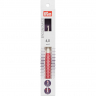 218485 PRYM Крючок для вязания Ergonomics 4мм/16см, high-tech полимер, белый/розовый