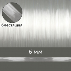Лента (резинка) TBY силиконовая блестящая 38000 шир.06мм толщ. 0,24мм уп.1кг (?570м)