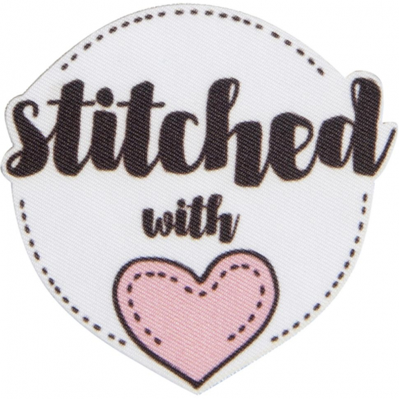 Термоаппликация "Вышито с любовью"