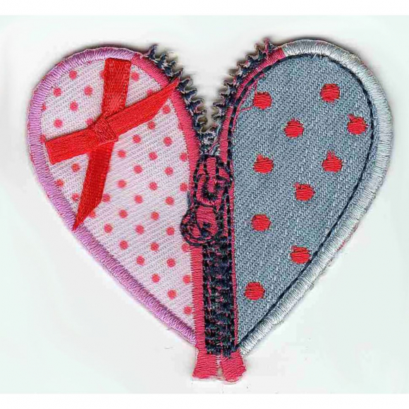 Термоаппликация HKM "Сердечко на молнии"