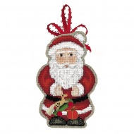 Набор для вышивания Le Bonheur des Dames арт.2727 Елочная игрушка Pere NoeL (Дед Мороз) 8х12,5 см Набор для вышивания Le Bonheur des Dames арт.2727 Елочная игрушка Pere NoeL (Дед Мороз) 8х12,5 см