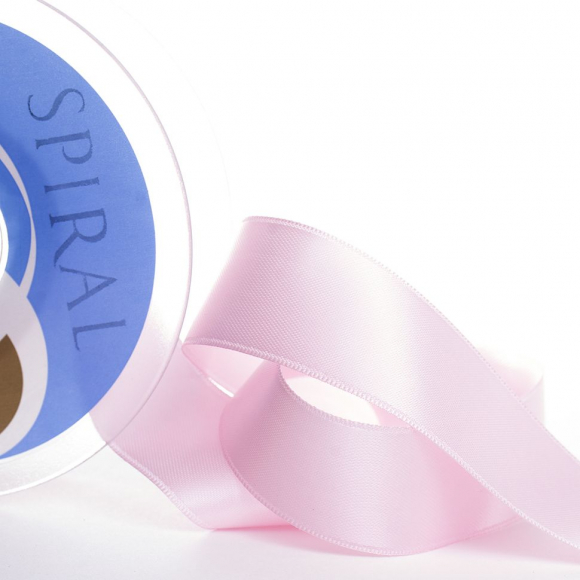 18938_Лента атласная двусторонняя SAFISA, 15 мм, 25 м, цвет 05, розовый