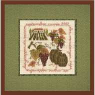 Набор для вышивания Le Bonheur des Dames арт.2236 La Vigne (Виноградник) 10,5х10,5 см
