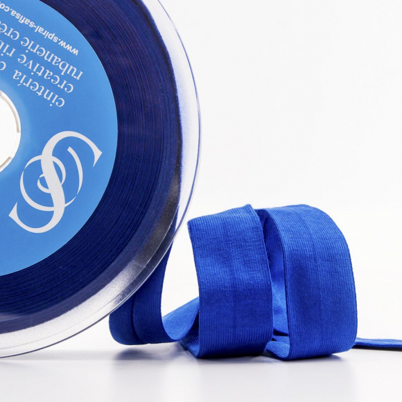 Косая бейка хлопок, 20 мм, 20 м, цвет 13, синий