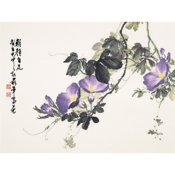 Набор для вышивания крестом XIU CRAFTS арт.2031805 Вьюнок 34х46 см