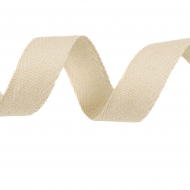 Тесьма киперная 15 мм хлопок 1,8г/см арт.12.2С-253.15.БЕЛ/50 цв.суровый уп.50м