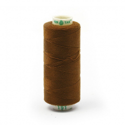 Нитки Dor Tak бытовые 40/2 полиэстер 366м цв.191 коричневый