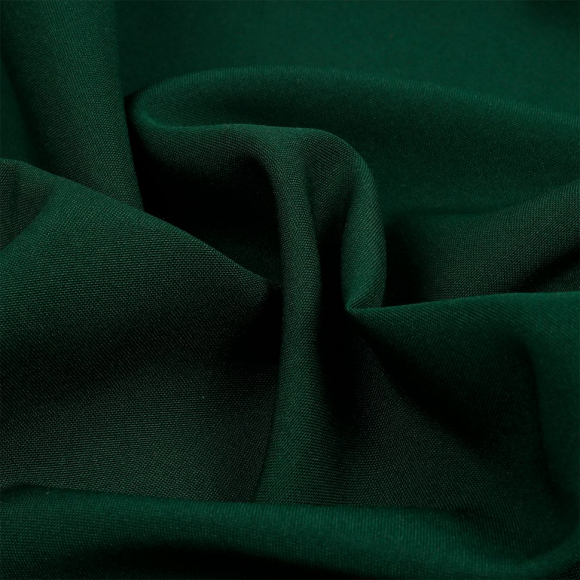 Ткань Габардин кач-во Фухуа 180 г/м? 100% полиэстер шир.150 см арт.TBY.Gbf.24102.9 цв.09 т.зеленый рул.25м