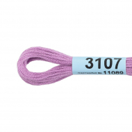 Нитки для вышивания Gamma мулине (3071-3172) 100% хлопок 24 x 8 м цв.3107 сиреневый