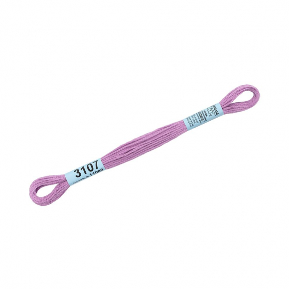 Нитки для вышивания Gamma мулине (3071-3172) 100% хлопок 24 x 8 м цв.3107 сиреневый