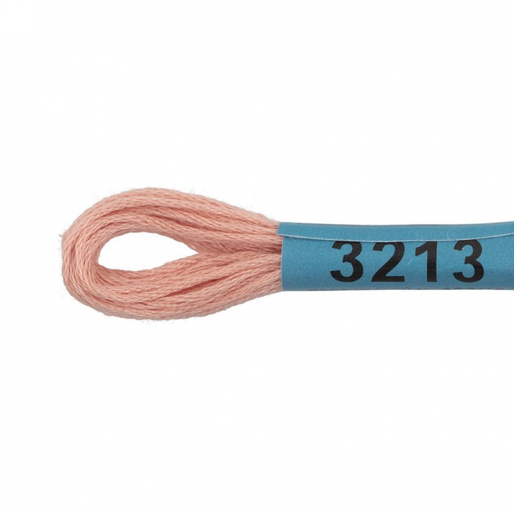 Нитки для вышивания Gamma мулине (3173-6115) 100% хлопок 24 x 8 м цв.3213 т.кремовый