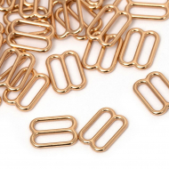 Пряжка регулятор для бюстгальтера металл TBY-810 10мм цв.золото, уп.1000шт