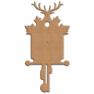 70964_Заготовка для декупажа "Рождественские часы"