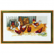 8752_Набор для вышивания "Курицы и гусь"