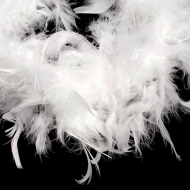 Боа - перо арт.FBY-50-1 уп.50±3г цв.белый дл.2м