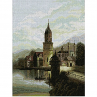 Набор для вышивания мулине НИТЕКС арт.0032 Голландия 40х50 см