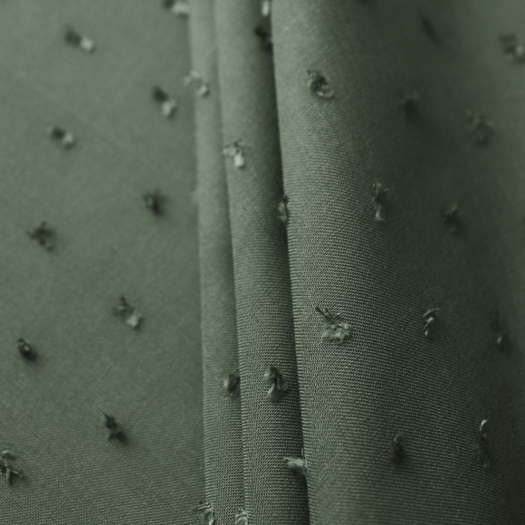 Ткань Штапель 80 г/м? 100% вискоза шир.145 см арт.Р.14813.04 цв.04 зеленый уп.25м