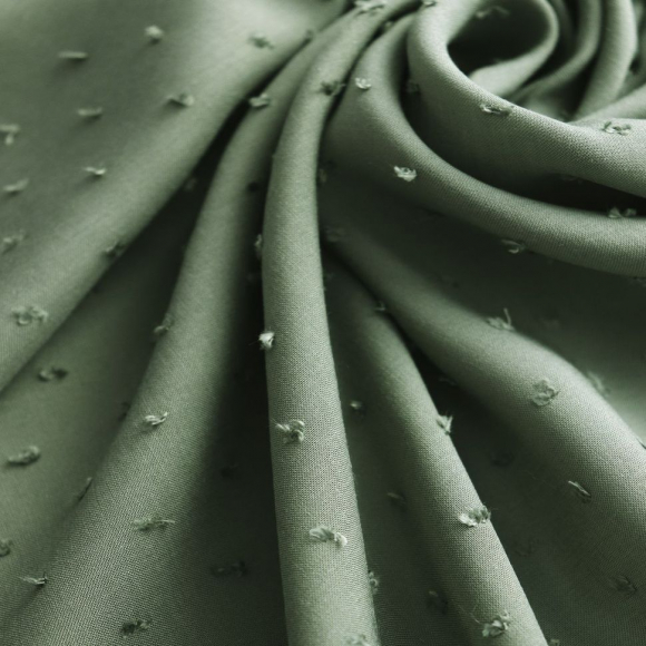 Ткань Штапель 80 г/м? 100% вискоза шир.145 см арт.Р.14813.04 цв.04 зеленый уп.25м