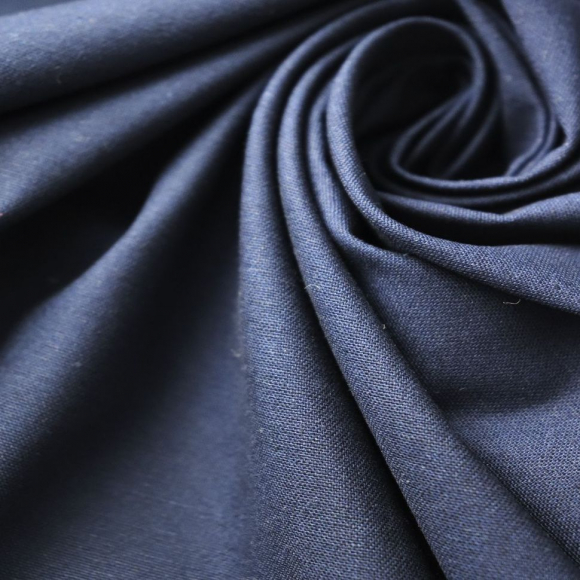 Ткань Хлопок 150 г/м? 100% хлопок шир.145 см арт.Р.15508.09 цв.09 синий уп.25м