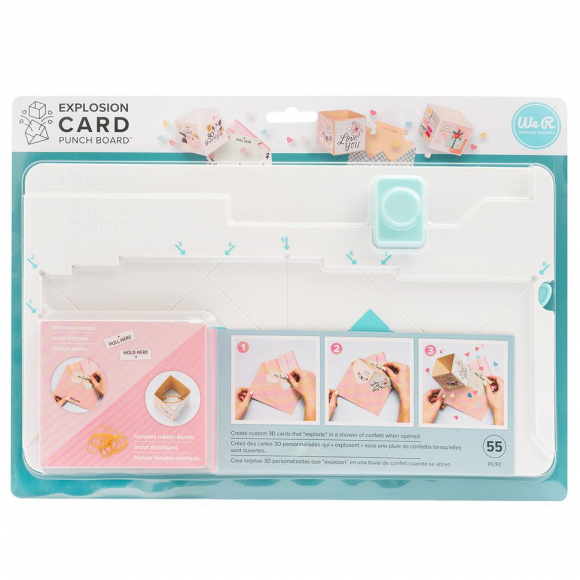 192174_Доска "Explosion Card Punch Board"для изготовления открыток с сюрпризом (бум-открыток)