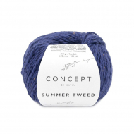186987_Пряжа Summer Tweed, 80% хлопок, 18% пенька, 2% полиэстер, 50 г, 92 м