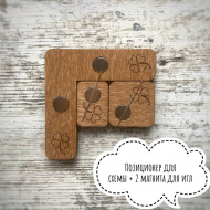 Позиционер для вышивки с 2 магнитами