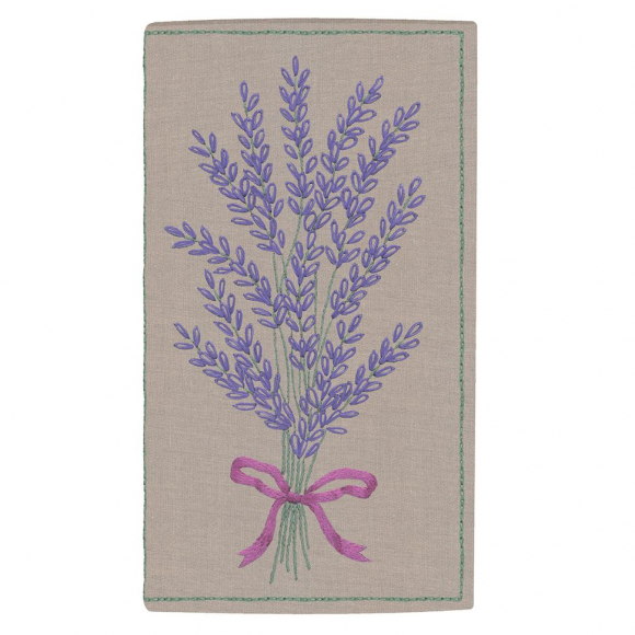 189517_Набор для вышивания футляра для очков "?tui ? Lunettes Lavande Imprim?" (Лаванда), 9 х 16,5 см