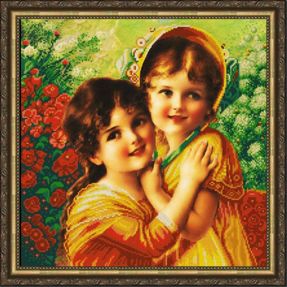 Рисунок на ткани КОНЁК арт. 1370 Сестры 40х40 см
