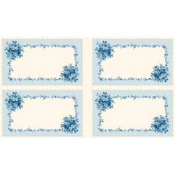Ткань для пэчворка PEPPY Symphony Rose Panel 4617 146 г/м? 100% хлопок цв.25393 BLU1 уп.60х110 см