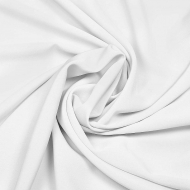 Ткань Софт Ниагара 80 г кв.м 96% полиэстер, 4% спандекс шир.150 см арт.TBY.1801.2 цв.2 белый уп.1м