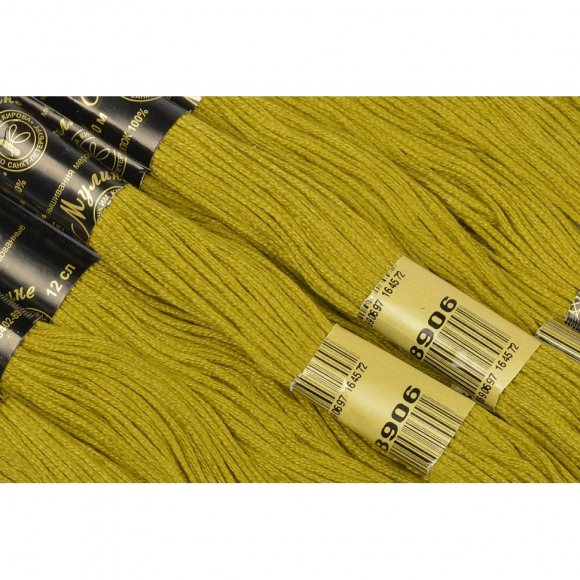 Нитки мулине цв.8906 12х10м С-Пб