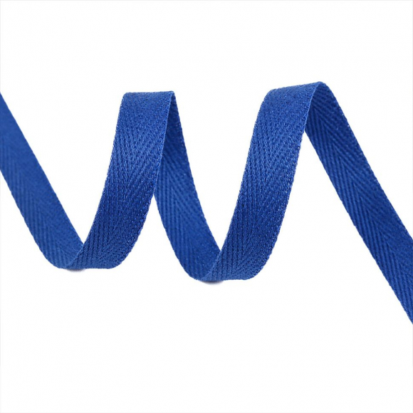 Тесьма киперная 10 мм хлопок 1,8г/см арт.08с-3495 цв.т.васильковый уп.50м