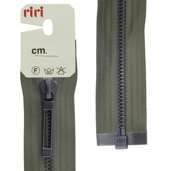137592_Молнии riri звено BI, слайдер STAB, разъёмная, 1 замок, 6 мм, 60 см, цвет 2816, темный хаки 137592_Молнии riri звено BI, слайдер STAB, разъёмная, 1 замок, 6 мм, 60 см, цвет 2816, темный хаки