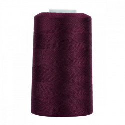 Нитки швейные 40/2 полиэстер 5000 ярд цв.186 бордовый MAX