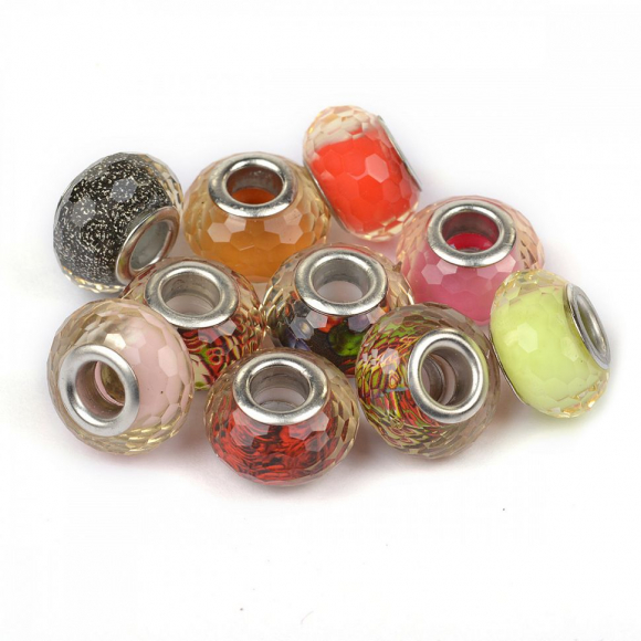 Бусины стеклянные арт. PN цв.ассорти уп.10шт Бусины стеклянные арт. PN цв.ассорти уп.10шт