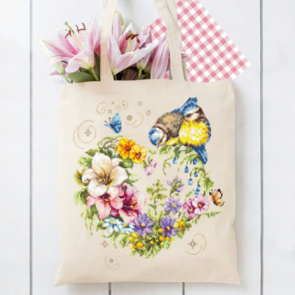 Набор для вышивания ЧУДЕСНАЯ ИГЛА арт.100-142 Мелодия сердца 26х34 см