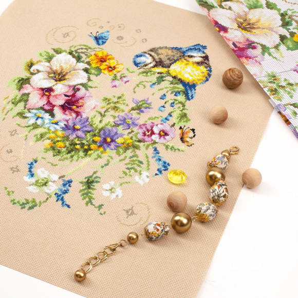 Набор для вышивания ЧУДЕСНАЯ ИГЛА арт.100-142 Мелодия сердца 26х34 см