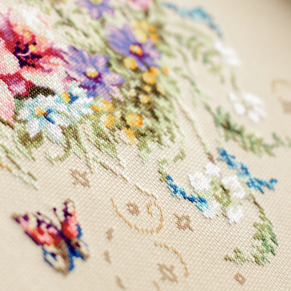 Набор для вышивания ЧУДЕСНАЯ ИГЛА арт.100-142 Мелодия сердца 26х34 см