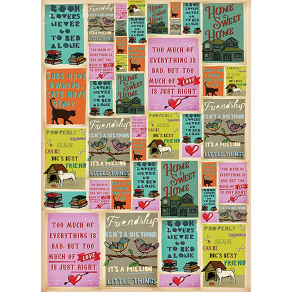 Фетр с принтом