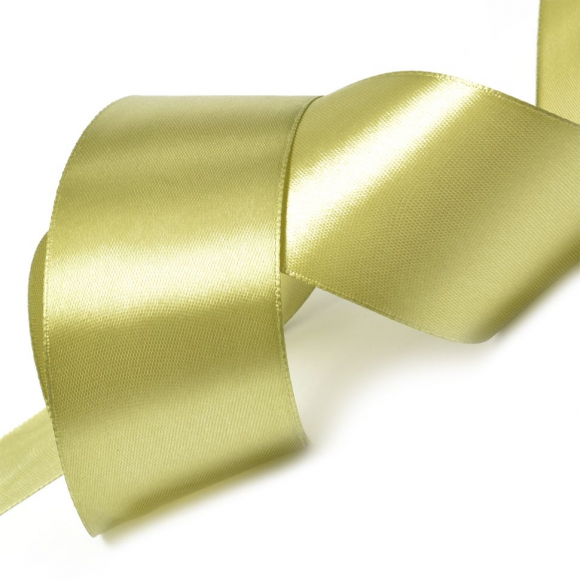 Лента атласная 50мм цв.3142 оливковый IDEAL уп.27,4 м