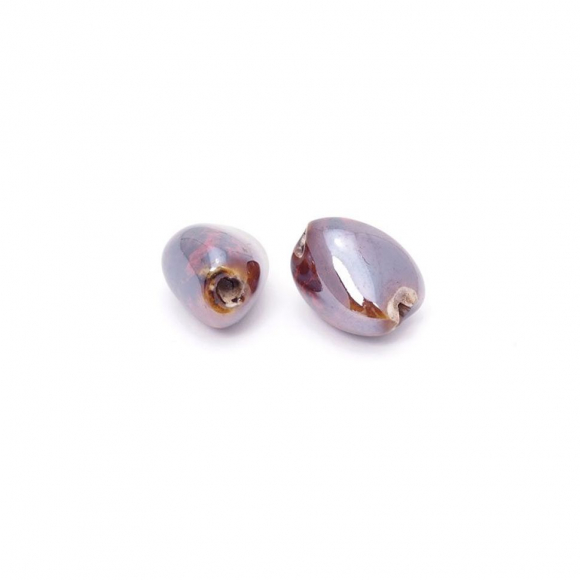 Бусины керамические TESОRO арт.TS-323 цв.002 18х14 мм