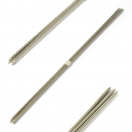 Спицы арт.ВОС С-62 чулочные для вязания 1,8мм /19,5см (5шт), сталь цв.никель