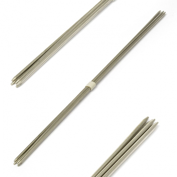 Спицы арт.ВОС С-62 чулочные для вязания 1,8мм /19,5см (5шт), сталь цв.никель