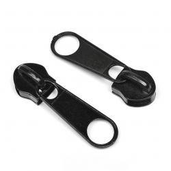 Замок MaxZipper без фиксатора СП #10 цв.F322 черный уп.200шт