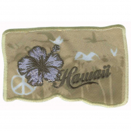 39889_Термоаппликация HKM "Гавайи, фиолетовый цветок"