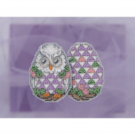 Набор для вышивания MILL HILL Сова Jim Shore 7х9 см